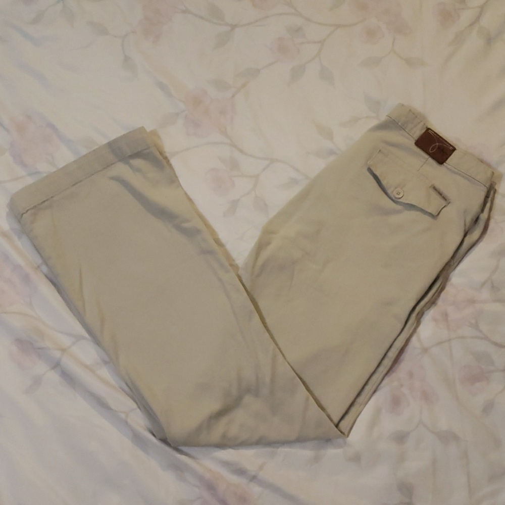 Calvin klein tan slacks size 12